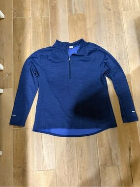 Champion Navy Blue Quarter-Zip Pullover